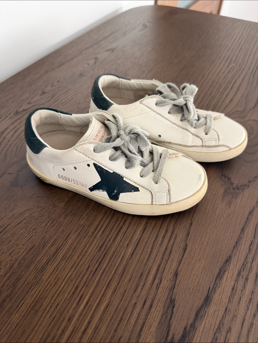 Golden Goose Kids Cream Sneakers Size 28